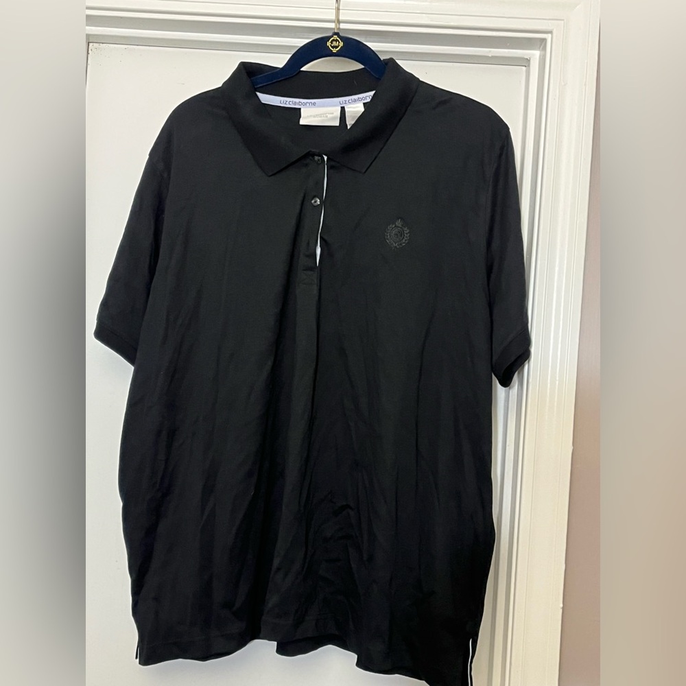 Liz Claiborne Black Shirt for women size: 2X